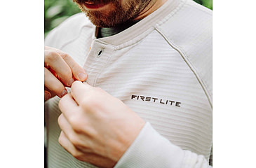 Image of First Lite ThermaGrid Merino Henley - Mens