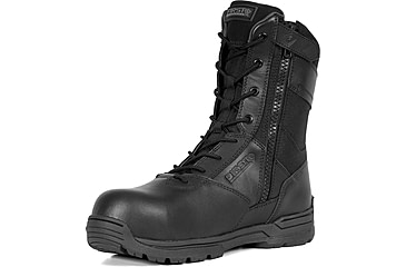 Image of First Tactical 8in Safety Toe Side Zip Duty Boots - Womens, Black, 10 US/Regular, 166923-019-10-R