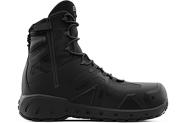 Image of First Tactical AERO-TAC 8in Safety Toe Side-Zip Tactical Boots - Mens, Wide, Black, 15, 165926-19-15 W