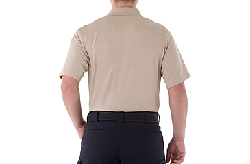 Image of First Tactical Cotton Short Sleeve Polo - Mens, Khaki, Medium, 112508-055-M