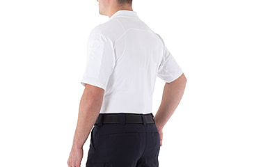 Image of First Tactical Cotton Short Sleeve Polo - Mens, White, Small, 112508-010-S