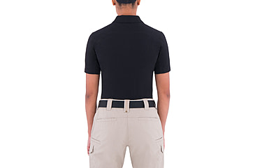 Image of First Tactical Cotton Short Sleeve Polo With Pen Pocket - Womens, Black, Large, 122508-019-L