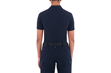 Image of First Tactical Cotton Short Sleeve Polo With Pen Pocket - Womens, Midnight Navy, Extra Small, 122508-729-XS