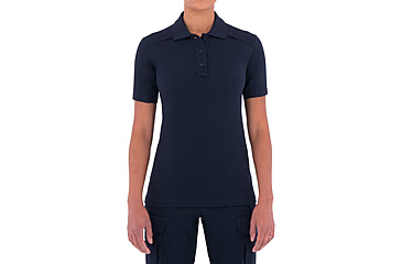 Image of First Tactical Cotton Short Sleeve Polo With Pen Pocket - Womens, Midnight Navy, Extra Small, 122508-729-XS