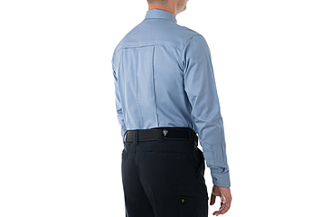 Image of First Tactical Cotton Station Long Sleeve Shirt - Mens, Medium Blue, Short/Large, 111009-781-L-S