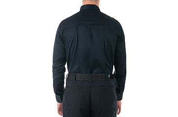 Image of First Tactical Cotton Station Long Sleeve Shirt - Mens, Midnight Blue, Short/Large, 111009-729-L-S