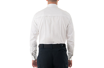 Image of First Tactical Cotton Station Long Sleeve Shirt - Mens, White, Short/Large, 111009-010-L-S