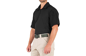 Image of First Tactical Defender Short Sleeve Shirt - Mens, Tall, Black, Extra Large, 112017-019-XL-T