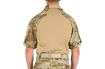 Image of First Tactical Defender Short Sleeve Shirt - Mens, Tall, Multi Camo, 2XL, 112017MC-922-XXL-T