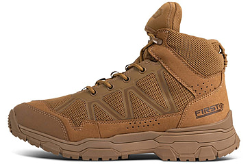 Image of First Tactical Operator Mid 5in Boots - Mens, Coyote Brown, 4, Regular, 165061-060-4-R