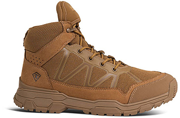 Image of First Tactical Operator Mid 5in Boots - Men's, Coyote, 4-R, 165061-060-4-R