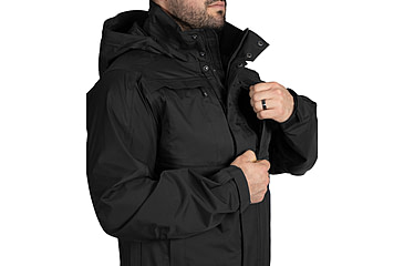 Image of First Tactical Outer Shell Parka - Mens, Tall, Black, 4XL, 118519-019-4XL-T
