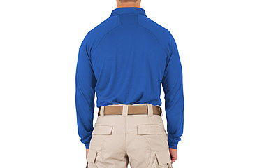 Image of First Tactical Performance Long Sleeve Polo - Mens, Academy Blue, Tall/3XL, 111503-691-3XL-T