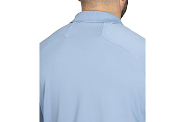 Image of First Tactical Performance Long Sleeve Polo - Mens, Medium Blue, Regular/3XL, 111503-781-3XL
