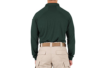 Image of First Tactical Performance Long Sleeve Polo - Mens, Spruce Green, 2XL, 111503-812-XXL