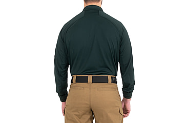 Image of First Tactical Performance Long Sleeve Polo - Mens, Spruce Green, Tall/2XL, 111503-812-XXL-T