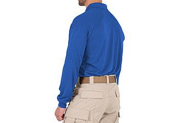 Image of First Tactical Performance Long Sleeve Polo - Mens, Regular, Academy Blue, 6XL, 111503-691-6XL-R