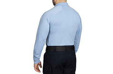 Image of First Tactical Performance Long Sleeve Polo - Mens, Regular, Medium Blue, 6XL, 111503-781-6XL-R