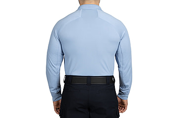 Image of First Tactical Performance Long Sleeve Polo - Mens, Regular, Medium Blue, 6XL, 111503-781-6XL-R