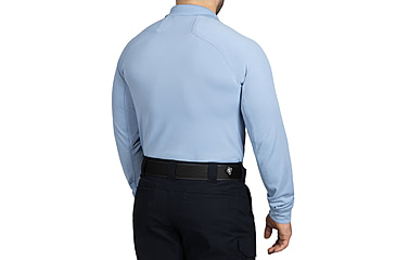 Image of First Tactical Performance Long Sleeve Polo - Mens, Regular, Medium Blue, 6XL, 111503-781-6XL-R