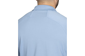 Image of First Tactical Performance Long Sleeve Polo - Mens, Regular, Medium Blue, 6XL, 111503-781-6XL-R