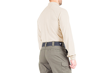 Image of First Tactical Performance Long Sleeve Polo - Mens, Regular, Silver Tan, 6XL, 111503-065-6XL-R