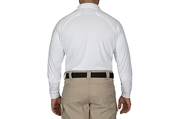 Image of First Tactical Performance Long Sleeve Polo - Mens, Regular, White, 6XL, 111503-010-6XL-R