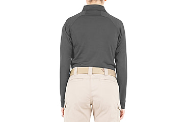 Image of First Tactical Performance Long Sleeve Polo - Womens, Wolf Grey, 3XL, 121503-036-3XL