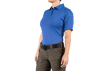 Image of First Tactical Performance Short Sleeve Polo - Womens, Academy Blue, Extra Large, 122509-691-XL