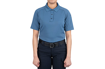 Image of First Tactical Performance Short Sleeve Polo - Womens, French Blue, Large, 122509-484-L