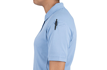 Image of First Tactical Performance Short Sleeve Polo - Womens, Medium Blue, Large, 122509-781-L