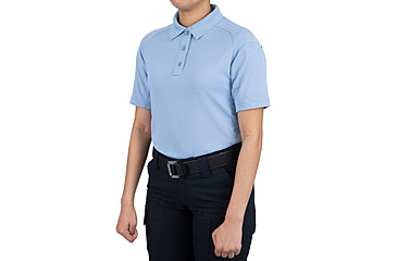 Image of First Tactical Performance Short Sleeve Polo - Womens, Medium Blue, 3XL, 122509-781-3XL