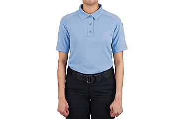 Image of First Tactical Performance Short Sleeve Polo - Womens, Medium Blue, 3XL, 122509-781-3XL