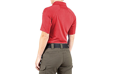 Image of First Tactical Performance Short Sleeve Polo - Womens, Red, Extra Large, 122509-400-XL