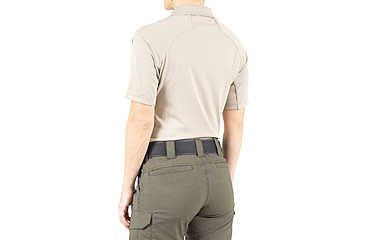 Image of First Tactical Performance Short Sleeve Polo - Womens, Silver Tan, Small, 122509-065-S