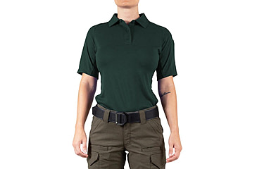 Image of First Tactical Performance Short Sleeve Polo - Womens, Spruce Green, Extra Large, 122509-812-XL