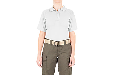 Image of First Tactical Performance Short Sleeve Polo - Womens, White, Medium, 122509-010-M