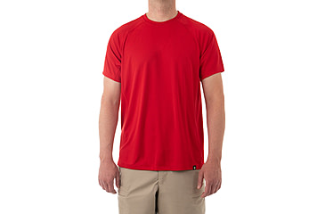 Image of First Tactical Performance Short Sleeve T-Shirt - Mens, Red, Regular/3XL, 112503-400-3XL