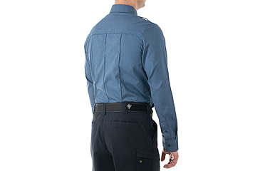 Image of First Tactical Pro Duty Long Sleeve Shirt - Mens, French Blue, Tall/3XL, 111011-484-3XL-T