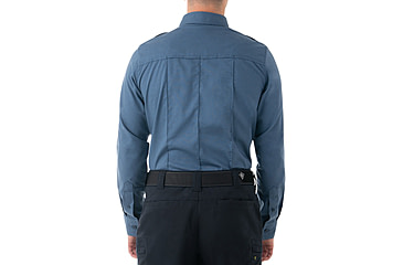 Image of First Tactical Pro Duty Long Sleeve Shirt - Mens, French Blue, Tall/3XL, 111011-484-3XL-T
