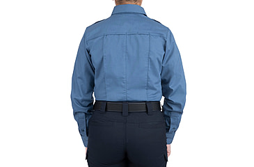 Image of First Tactical Pro Duty Long Sleeve Shirt - Womens, French Blue, Small, 121011-484-S-R