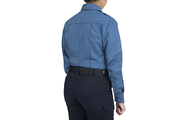 Image of First Tactical Pro Duty Long Sleeve Shirt - Womens, French Blue, Small, 121011-484-S-R
