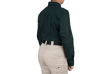 Image of First Tactical Pro Duty Long Sleeve Shirt - Womens, Spruce Green, 2XL, 121011-812-XXL-R