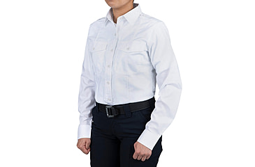 Image of First Tactical Pro Duty Long Sleeve Shirt - Womens, White, 3XL, 121011-010-3XL-R