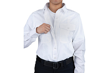 Image of First Tactical Pro Duty Long Sleeve Shirt - Womens, White, 3XL, 121011-010-3XL-R