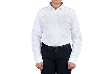 Image of First Tactical Pro Duty Long Sleeve Shirt - Women's, Regular, White, 3XL, 121011-010-3XL-R