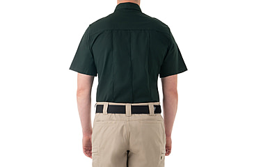 Image of First Tactical Pro Duty Short Sleeve Shirt - Mens, Spruce Green, Tall/2XL, 112001-812-XXL-T