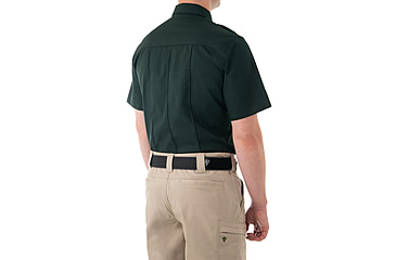 Image of First Tactical Pro Duty Short Sleeve Shirt - Mens, Spruce Green, Tall/2XL, 112001-812-XXL-T