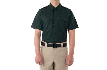Image of First Tactical Pro Duty Short Sleeve Shirt - Men's, Tall, Spruce Green, 2XL, 112001-812-XXL-T