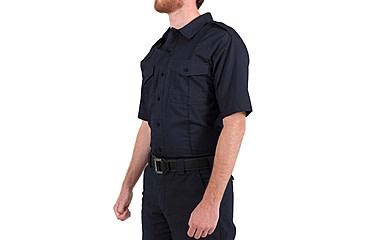 Image of First Tactical Pro Duty Short Sleeve Shirt - Mens, Regular, Midnight Navy, Medium, 112001-729-M-R